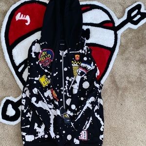 Akademiks Black/Multicolored DesignerJacket